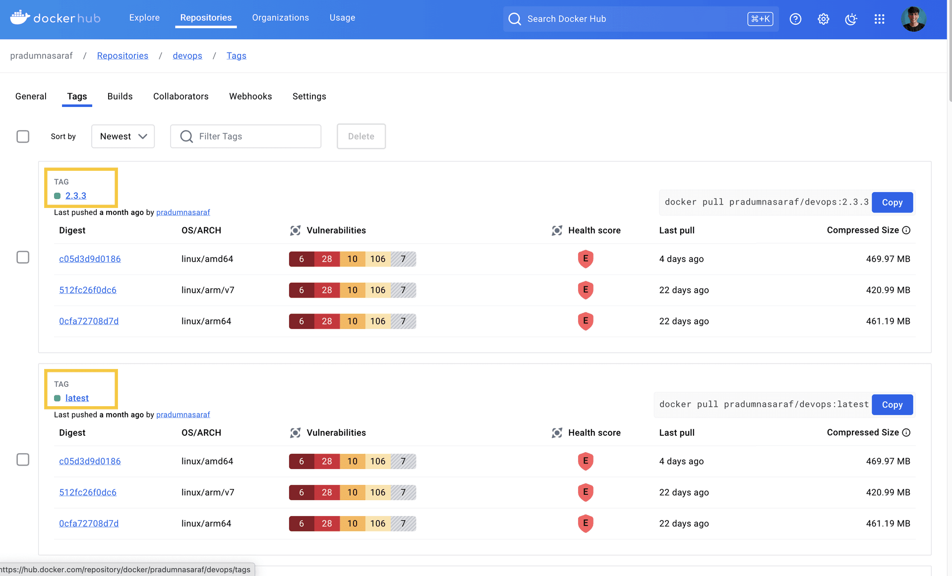DockerHub Images
