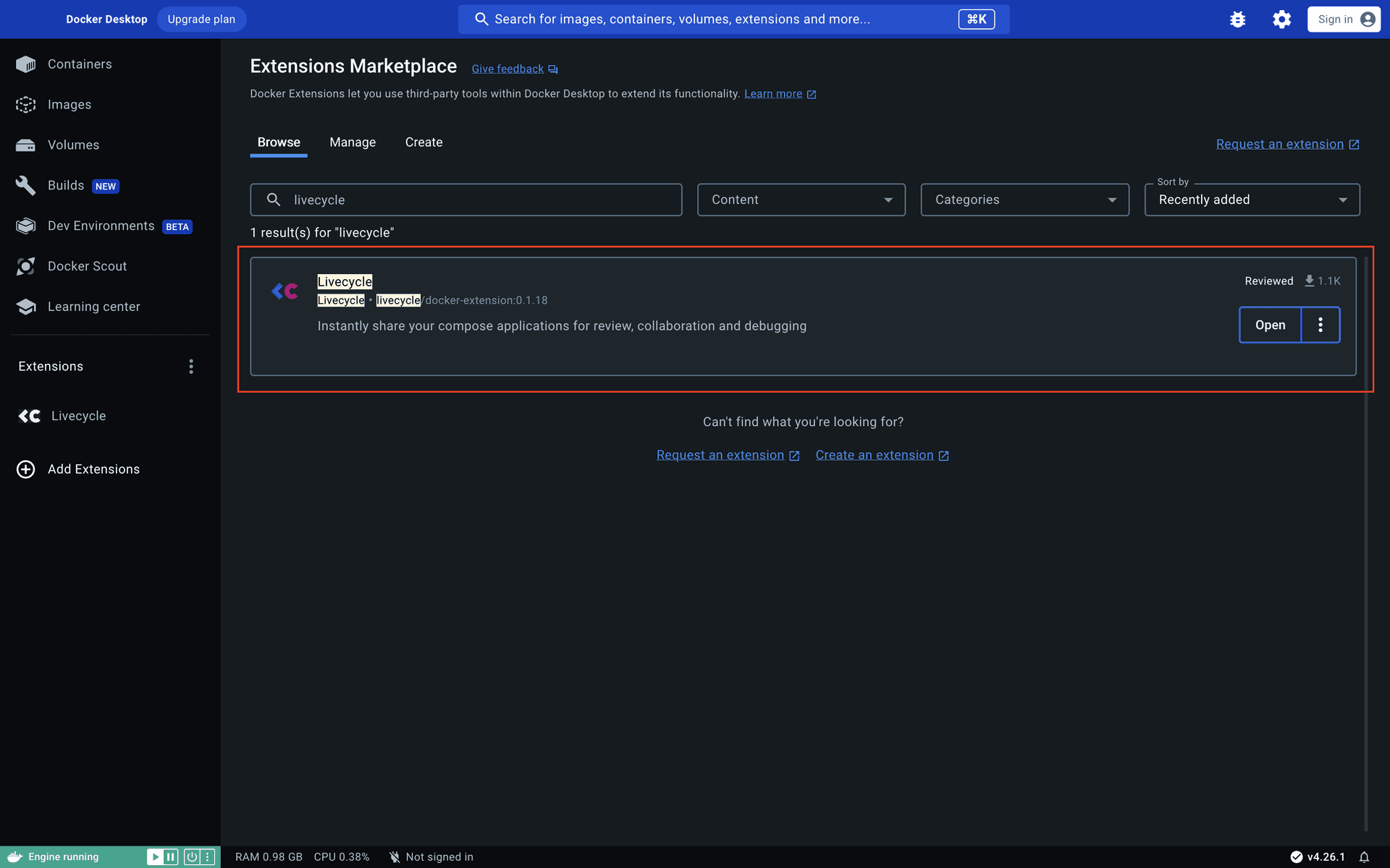 Docker Desktop