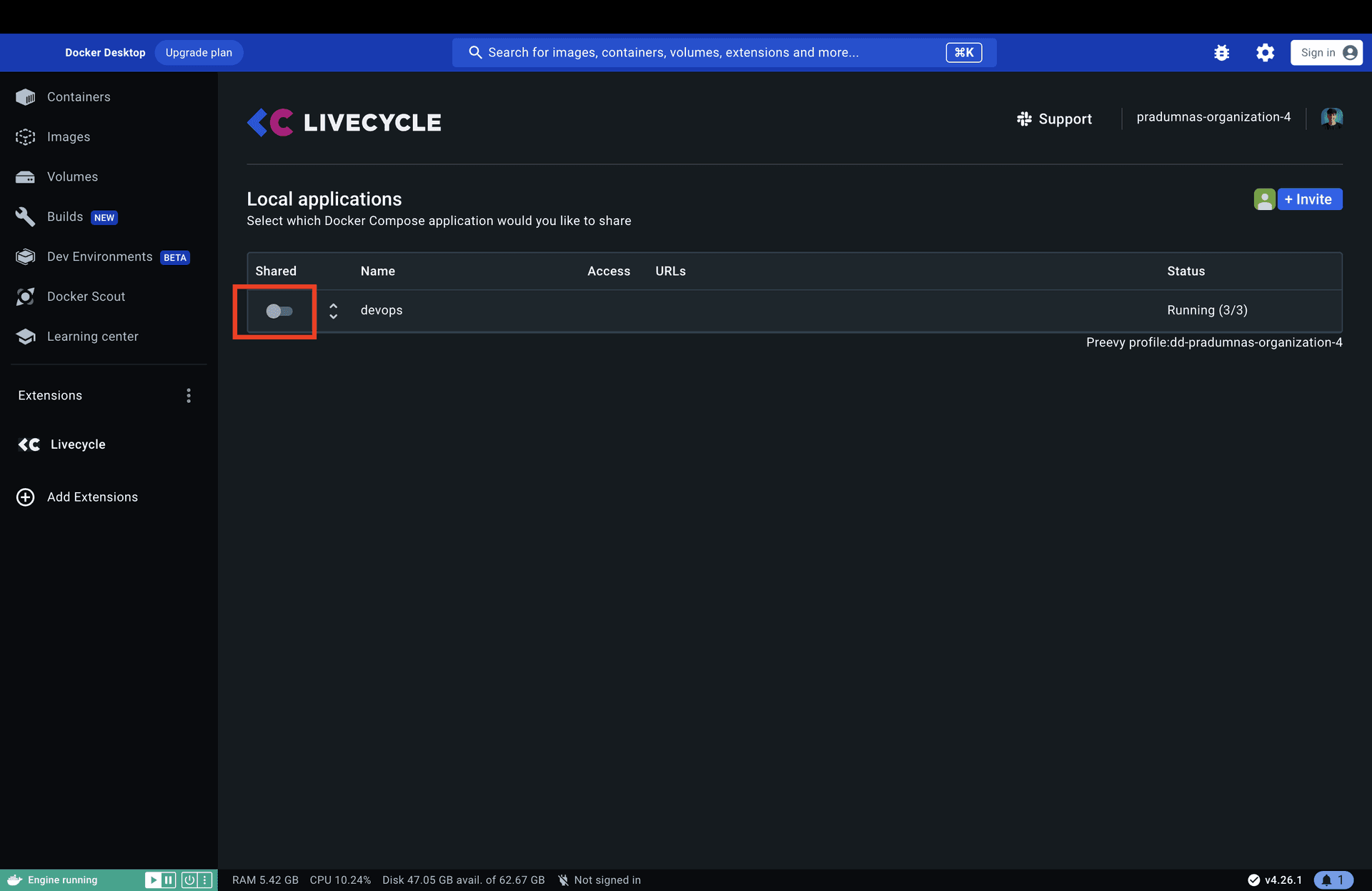 Docker Desktop